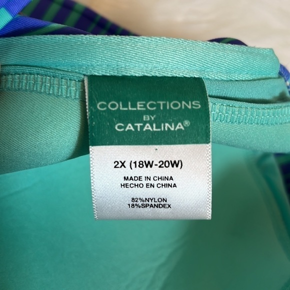 CATALINA Swimsuit Top Plus Size 2X (18W-20W) - Picture 12 of 16